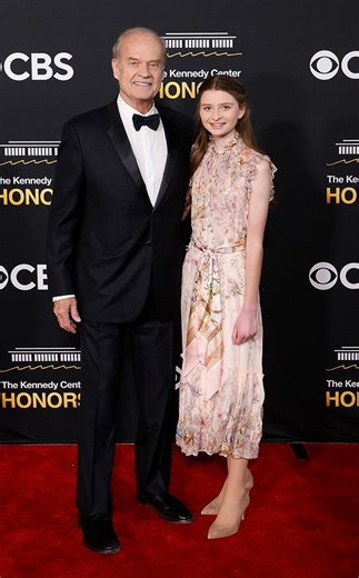 Kelsey Grammer joined by daughter Faith, 13, in rare appearance