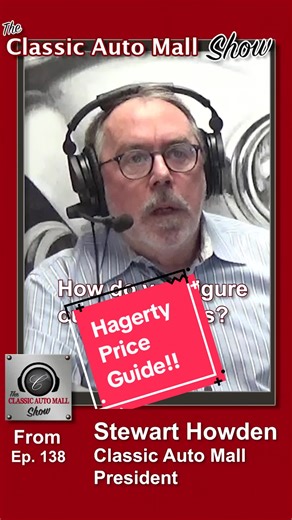 This week on the Classic Auto Mall show - Dave Kinney, author if the @Hagerty Price Guide as he and Stewart discuss the value of cars and the collector hobby! Philly area people can hear it Saturday 4/27 at 7am on 860AM radio! Or stream saturday on Americaswebradio.com 10am. The on podcast and youtube after monday! #classiccars #carshow #carguy