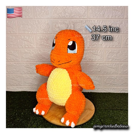 Charmander Crochet Pattern PDF / Pokemon Plush - Etsy