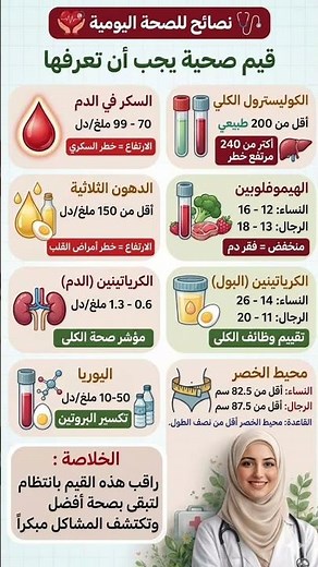 قيم صحية يجب أن تعرفها 🦠