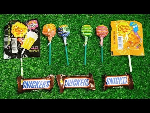 Opening Chupa Chups & Snickers 🍭🍫 | Candy Unboxing on Green Grass