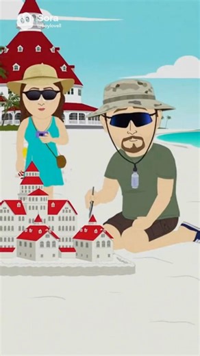 Sandcastle Man Gets Fired From Hotel Del Coronado (Unofficial South Park)