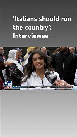 'Jesse Watters Primetime' talks to Italians on Columbus Day #shorts