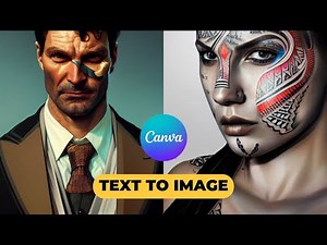 How to generate Art from Text using CANVA | Canva Text to Image Tool
