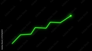 arrow business finance investment trading stock increase technology on blue background. chart growth achievement digital. business growth currency stock and investment economy.