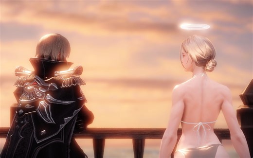 命运方舟-萨沙好感度爱情阶cg悠闲的假期