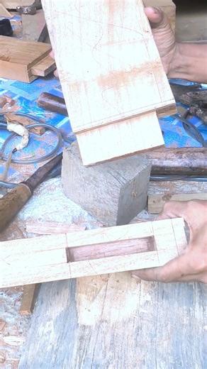 How to make a wooden door install technique 🛠️ wood to wood groove setting kaise kare #setting #tips