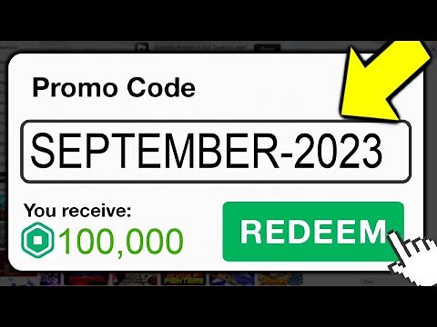 This *SECRET* Promo Code Gives FREE ROBUX! (Roblox September 2023)