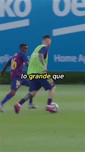 Asi es ENTRENAR con MESSI