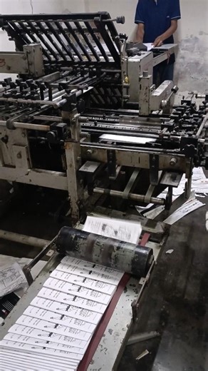 paper folding machine 📖📚 #bookbinding #trending #shorts