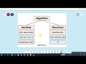 Algorithms - Lecture02- Part2-Master Method