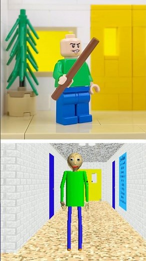 Building Baldi Basics in LEGO…