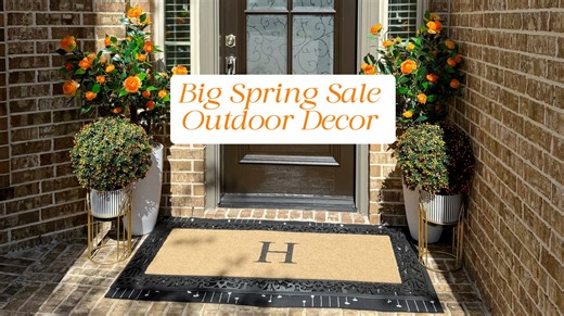 Watch Spring Sale Outdoor Decor on Amazon Live