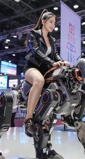 2025 Robot Expo Quadruped Robot Driving Test #robot #futuretech #irc #quadrupedrobot