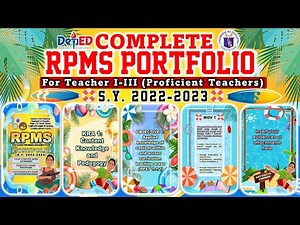 COMPLETE RPMS PORTFOLIO S.Y. 2022-2023 FOR TEACHER I-III (PROFICIENT TEACHERS) | SUMMER-INSPIRED