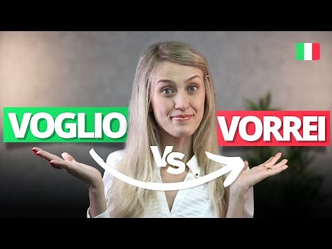VOGLIO ou VORREI? Descubra quando usar cada um em italiano | Italiano para iniciantes