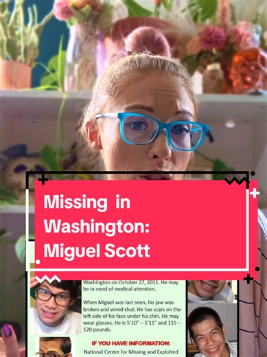 Miguel Scott: Missing in Washington. Miguel Went missing in 2011, and has not been seen since. #fyp #missingperson #coldcase #washingtonstate #miguelscott