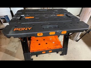 Pony Up! E‑Z Clamp Heavy Duty Worktable is next-level handy! Strong, fast, flexible, universal!