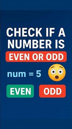 Check Even or Odd in C Programming | Simple C Program for Beginners | C Language Tutorial #coding