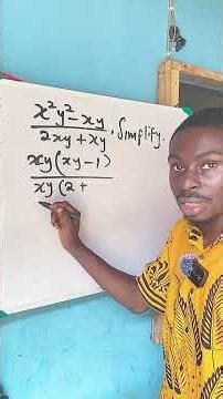 How to simplify and factorize algebraic expressions #maths #basicproblems #algebra #mathway #okmath