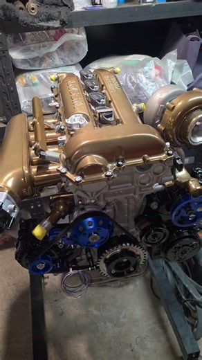 SR20 nitto 2.2L stroker. Pulsar turbo. Plazmamann int. 6 boost mani. R35 GTR coils. #fyp #sr20