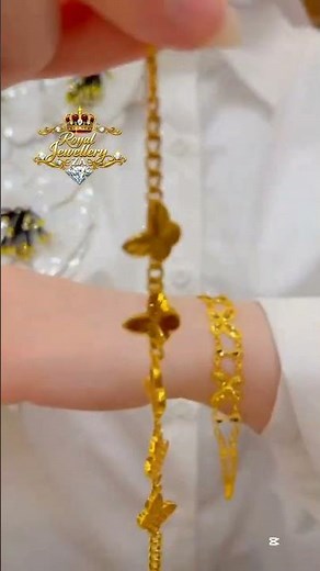 Luxury Gold Butterfly Bracelet Set #goldnecklace #designerjeweller #jewelry #gold #fashion #wedding