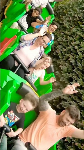 Riding the Dragon Roller Coaster at LEGOLAND! 🐉🎢