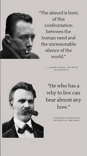 Albert Camus & Friedrich Nietzsche on Meaning: Silence vs Creation