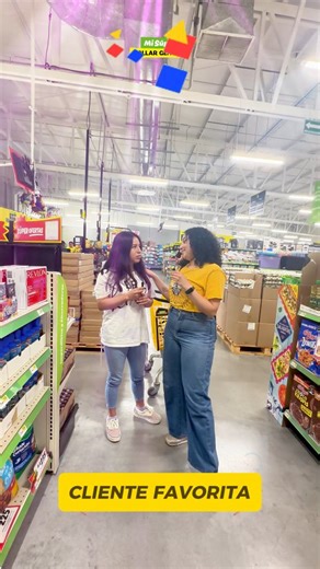 🛒💛 ¡Las pequeñas acciones tienen grandes recompensas! Hoy sorprendimos a una clienta que, con un simple gesto, se ganó ser nuestra clienta favorita... ¡y también un carrito lleno de súper productos! 🎉🎁 En Mi Súper Dollar General sabemos que la buena onda se contagia, y por eso, cada visita a la tienda puede convertirse en algo muy especial. ¿Quién será el siguiente Cliente Favorito de La Dollar? 👀 ✨ Atentos... porque cuando menos esperas, ¡puede pasarte a ti! #ClienteFavoritoLaDollar #Súper