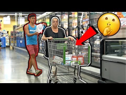 SNEAKING Merch into People's CARTS!