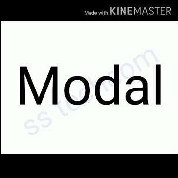 PPT on modal / ppt on modals / how to make a PPT on modal / PowerPoint presentation on modals