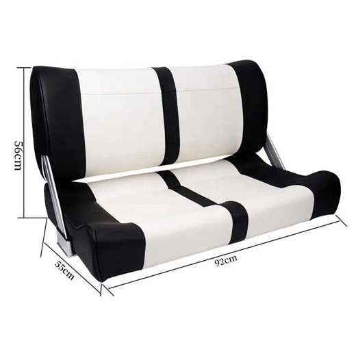 Customized Comfortable Marine Double Chair Foldable Soft Bench Boat Seats for Yacht Boat