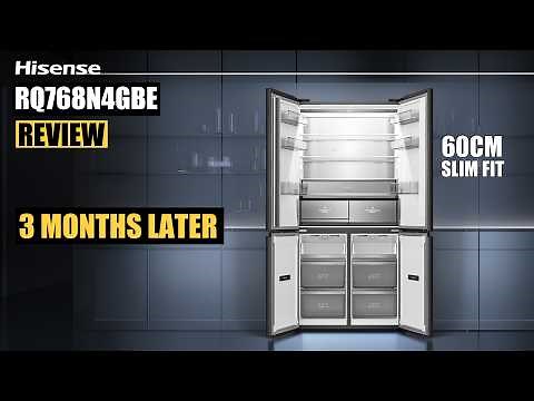 Hisense RQ768N4GBE Review | Slim 60cm American-Style Fridge Freezer – 3 Months Later