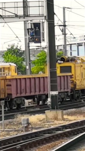Class 66 train at Doncaster