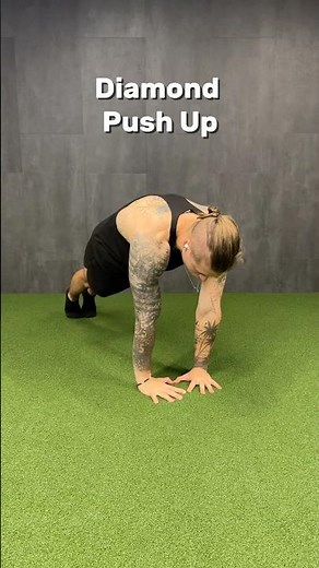 Diamond push ups done correctly!
