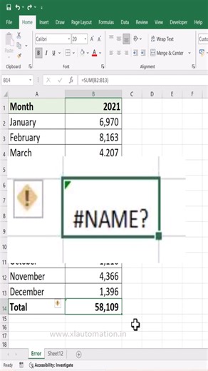 Fixing Excel’s Green Triangle Errors #excel #excelforbeginners #exceltricks #advancedexcel