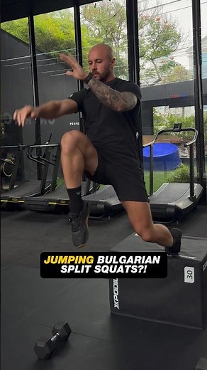 Add more explosive gains with the Bulgarian split squat jump
