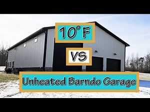 Warm Barndo Garage || Barndominium and RV Living