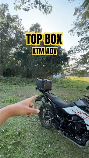 Top Box installed 🔧 | Full installation video on my YouTube #zana #topbox #toprack #250adv #ktm