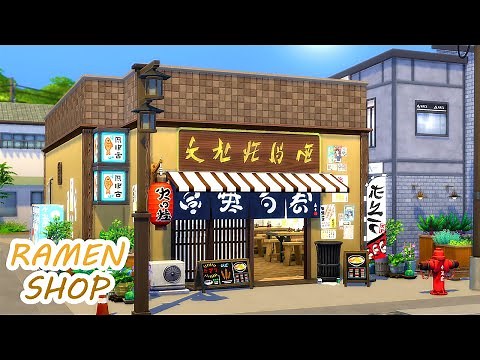 Ramen Restaurant | The Sims 4 | No CC | Speed Build