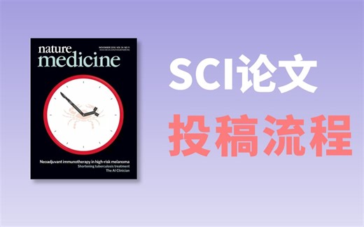SCI论文投稿全流程及注意事项
