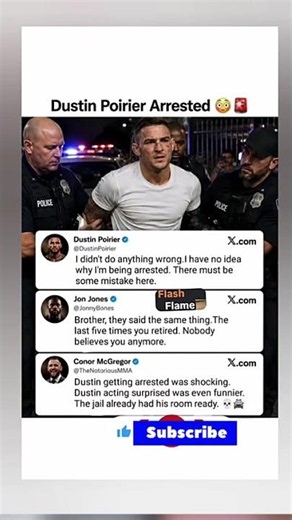 UFC Legend Dustin Poirier ARRESTED?!(Conor McGregor & Jon Jones React!)