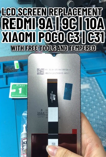 LCD Screen Replacement for Redmi 9A, 9C, 10A