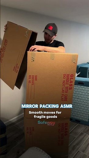 No Broken Mirrors Here! Watch Expert Packing in Action 💪📦