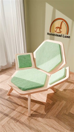 Modern Wooden Lounge Chair Design #furnituredesign #modernchair #interiordesign #woodfurniture