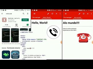 HTML - Estudando com Celular - Webcode