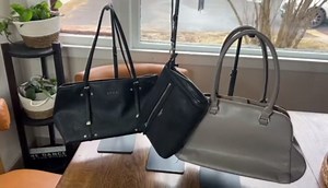 pickpiff Adjustable Purse Display Stands - Black Tabletop Display Holder for Handbags, Wreaths and Banners, for Home Closets, Retail Displays and Vendor Booths (1-Pack)