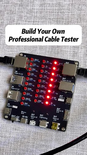 Build Your Own Professional Cable Tester Easily