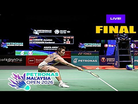 🔴LIVE FINAL - Kunlavut VITIDSARN vs SHI Yu Qi - Petronas Malaysia Open 2026