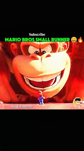 Mario Bros Small runner 😀🔥#ultra #shorts #edit #animation #@Harsh_Edits.7267